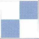 Blue and White Mosaic Tiles - Gloss Finish