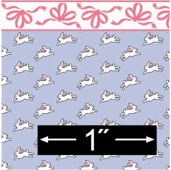 1/24th Nursery Bunny Hop Wallpaper