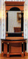 Biedermeier Mirror and Table
