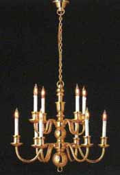 Display Only - 10 Arm Candle Chandelier
