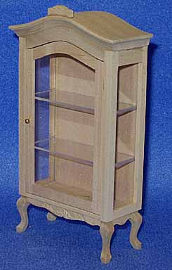 02. Display Cabinet with Cabriolet Legs